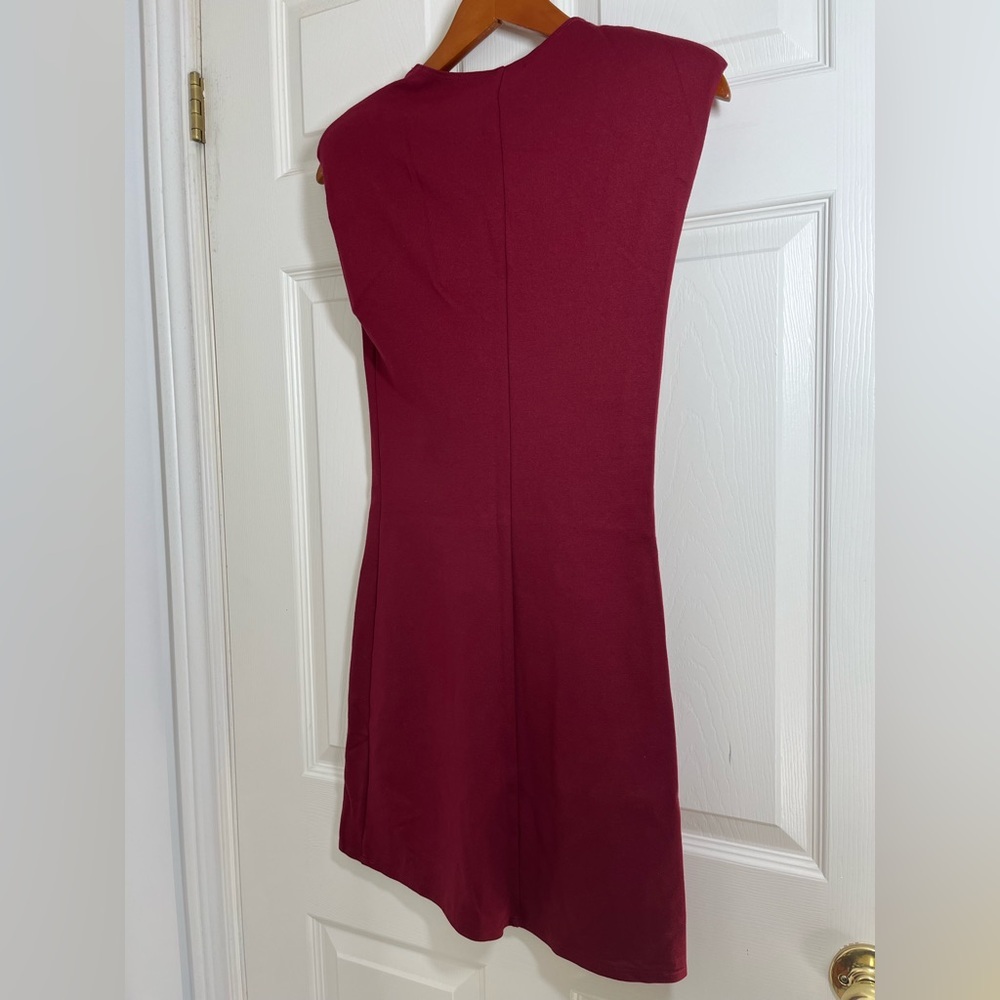Reformation Wine Red Sleeveless Mini Dress - Picture 2 of 9